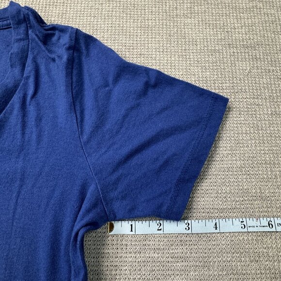 MLB Chicago Cubs Spring Training Womens V-Neck T-Shirt Blue Baseball Size Small - Picture 11 of 13